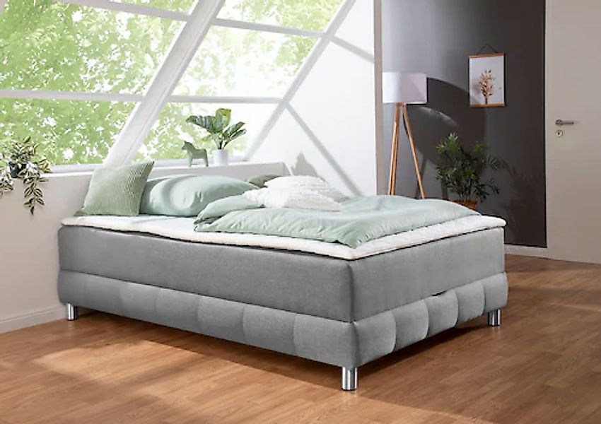 INOSIGN Boxspringbett "Vaasa", für Dachschrägen geeignet, inkl. Bettkasten günstig online kaufen