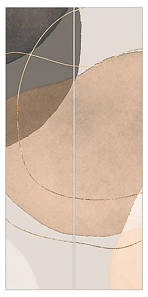 Bilderdepot24 Schiebegardine Flächenvorhang blickdicht Verspielte Impressio günstig online kaufen