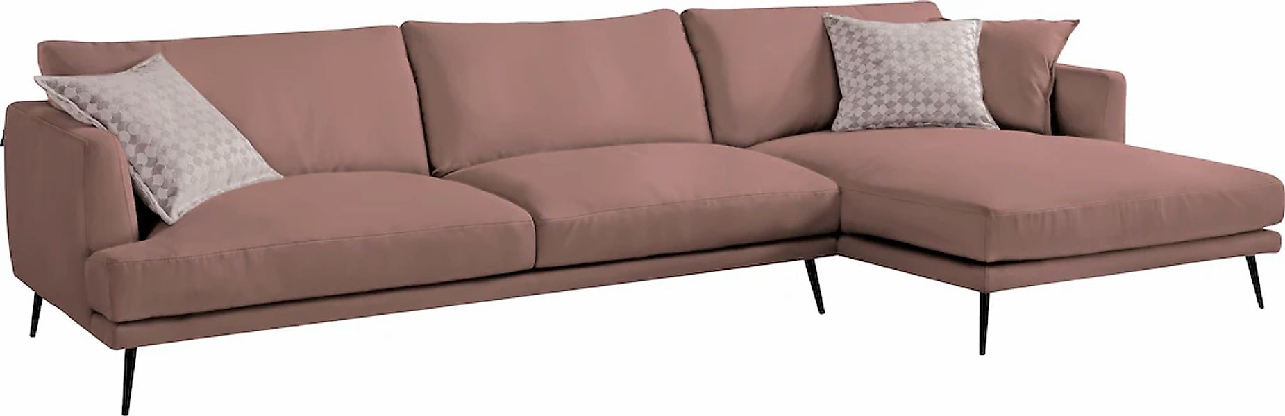 Egoitaliano Ecksofa "Sophia, Designsofa mit extrakomfortablem Sitzkomfort, günstig online kaufen