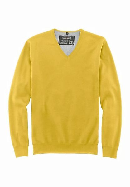 MARVELIS V-Ausschnitt-Pullover Pullover - Casual Fit - V-Ausschnitt - Einfa günstig online kaufen