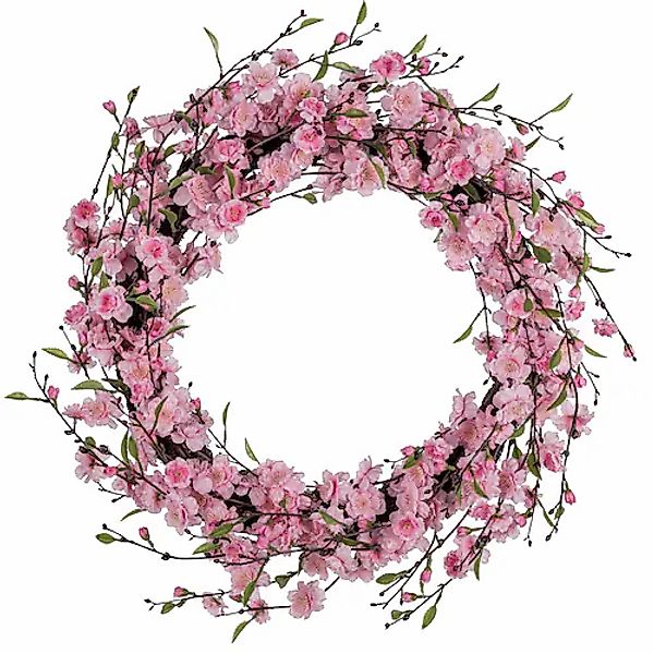 Creativ green Kunstkranz »Kirschblüten-Kranz« mit traumhaft schönen Blüten günstig online kaufen