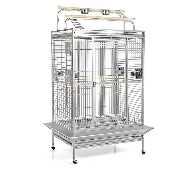 Montana Cages Vogelkäfig Castell Nova Play - Platinum, Spielplatz auf der V günstig online kaufen