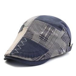 Sporty Flat Cap Gatsby Retro Patch günstig online kaufen