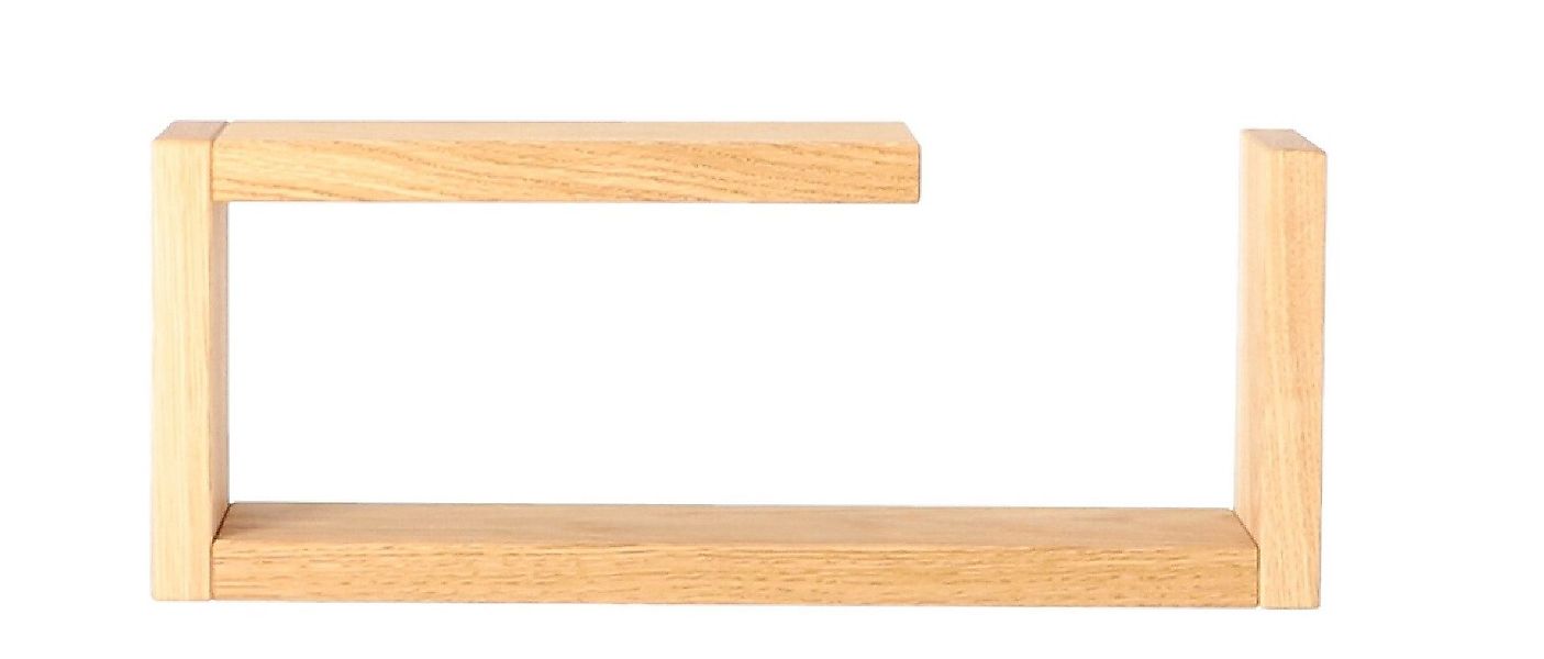 jankurtz Wandregal Lilian Eiche massiv, Klein günstig online kaufen