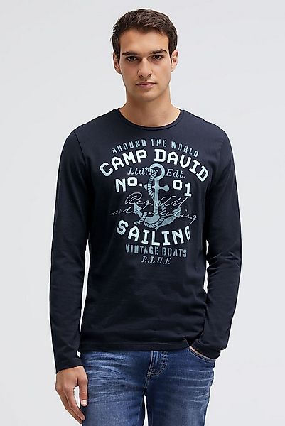 CAMP DAVID Rundhalsshirt aus Baumwolle günstig online kaufen
