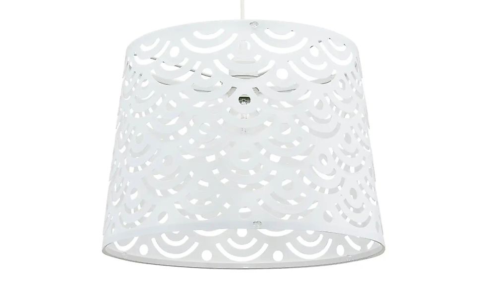 KHG Pendelleuchte  1-flammig   ¦ weiß ¦ Maße (cm): H: 120  Ø: 35 Lampen & L günstig online kaufen