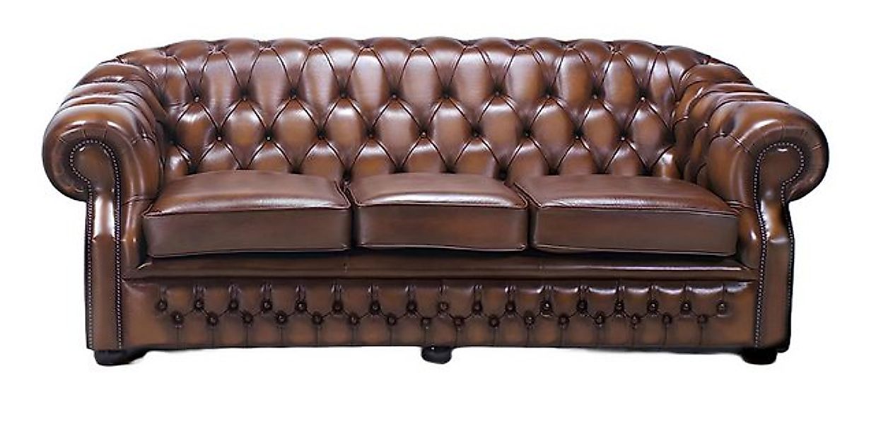 Xlmoebel Sofa Hochwertige Leder-Sofagarnitur im Chesterfield-Design mit lux günstig online kaufen