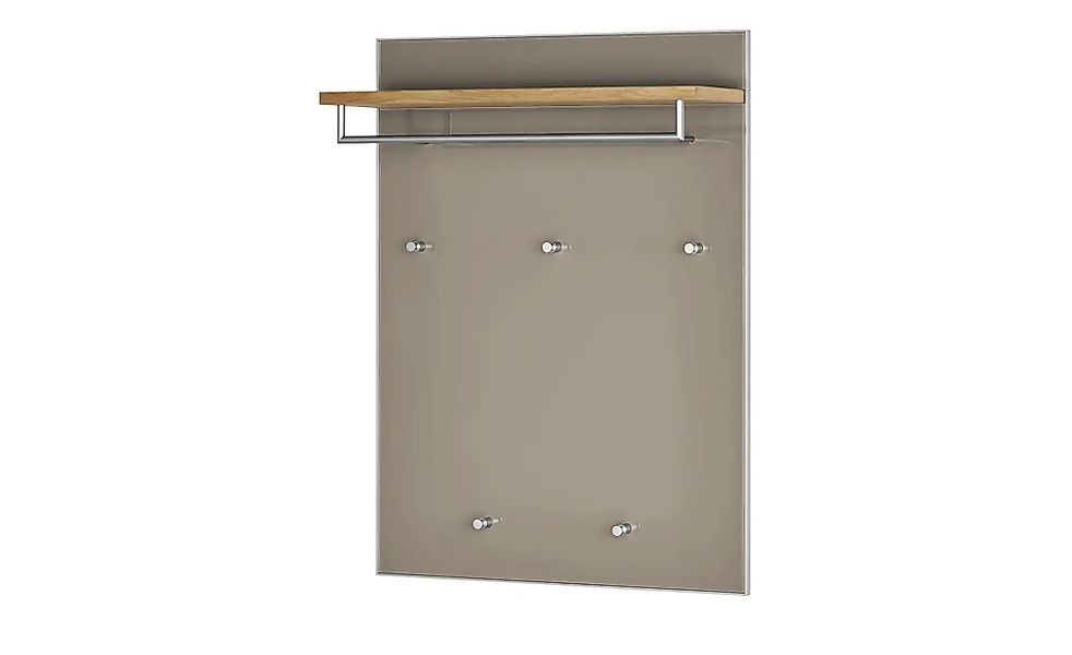 Garderobenpaneel  Duna ¦ beige ¦ Glas,Holzwerkstoff ¦ Maße (cm): B: 80 H: 1 günstig online kaufen