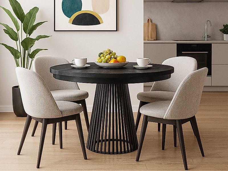 Beautysofa Esstisch Lumi im Loft-Stil, ausziehbar günstig online kaufen
