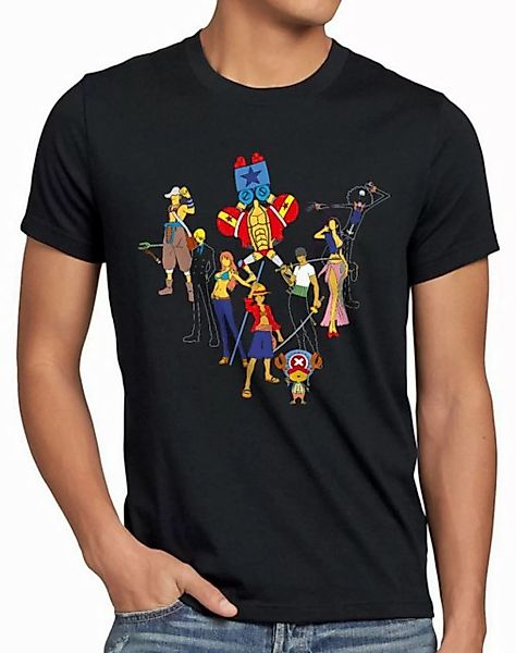 style3 T-Shirt Piratenbande ruffy zoro one nami lysop monkey piece luffy pi günstig online kaufen