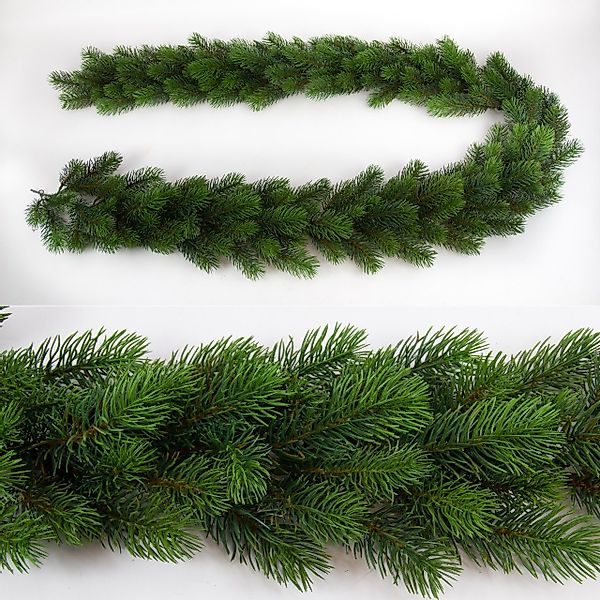 Kunstgirlande Künstliche Tannengirlande Premium 190cm -168 günstig online kaufen