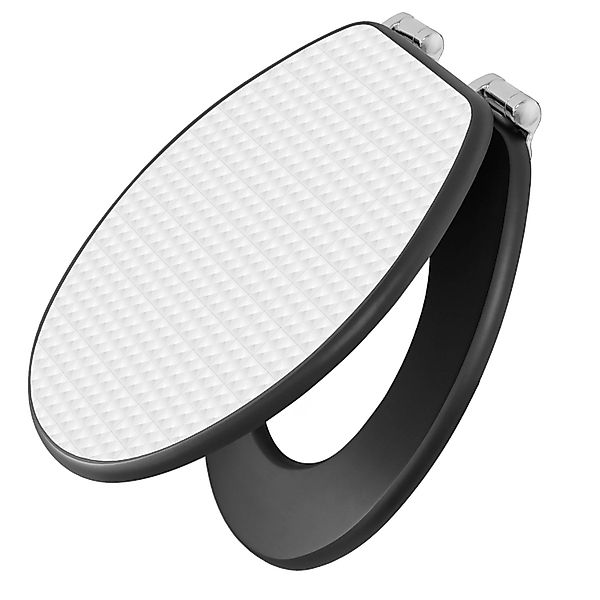 Banjado Anthrazit Toilettendeckel Mit Absenkautomatik WC-Sitz Soft Close Hy günstig online kaufen