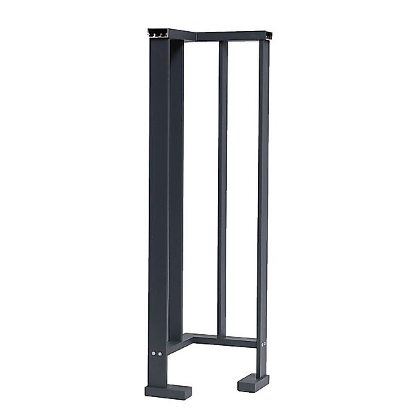 Eckset Linus Aluminium Anthrazit - Geländer 120 x 26 cm für Montage von obe günstig online kaufen