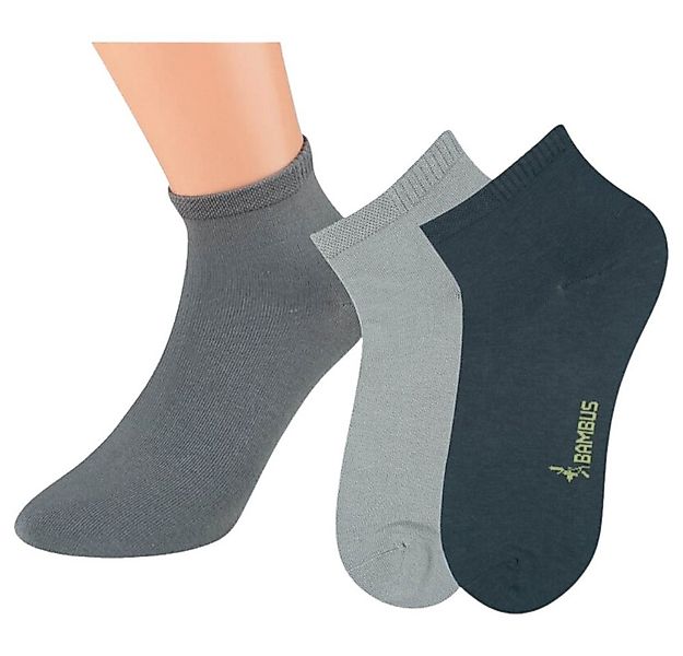 RS Harmony Kurzsocken Bambus Viskose Kurzsstrumpf 3 verschiedene Grautöne ( günstig online kaufen