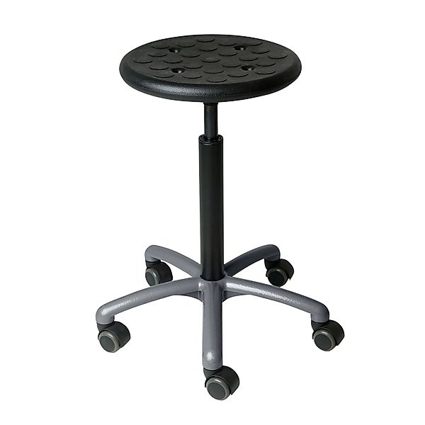 Küpper Werkstatt-Hocker 79 x Ø 46 cm Hellgrau günstig online kaufen