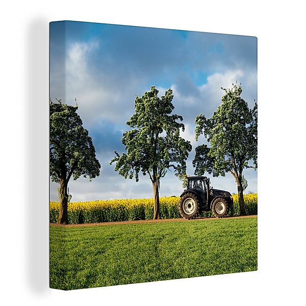 OneMillionCanvasses® Leinwandbild Traktor - Baum - günstig online kaufen