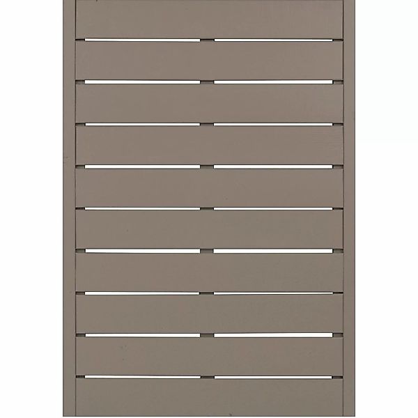 Sichtschutzzaunelement Faro Grau lackiert 130 cm x 90 cm günstig online kaufen