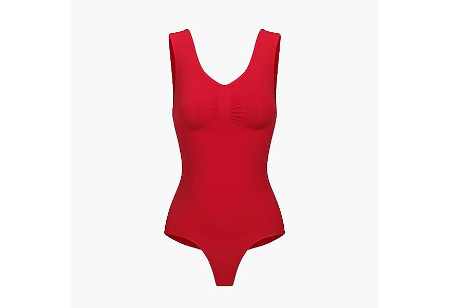 Creamy Fabrics Miederbody Tank Bodysuit Sculpting Shapewear mit String-Red- günstig online kaufen