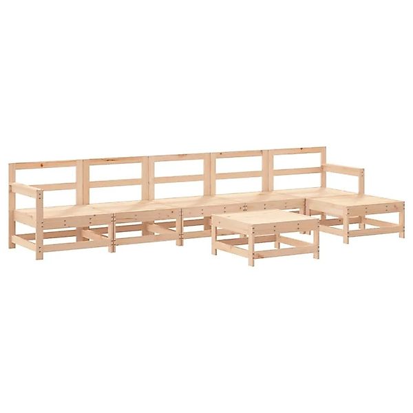 vidaXL 7-Tlg Garten-Lounge-Set Massivholz Kiefer 3186417 günstig online kaufen