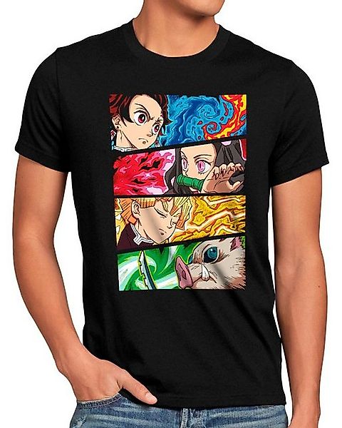 style3 T-Shirt Team Demon demon slayer japan manga günstig online kaufen