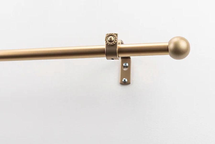 GARESA Gardinenstange »BOLTI mit offenem Träger« Ø 16 mm 1 läufig-läufig Wu günstig online kaufen