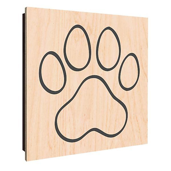 Banjado Großer Schlüsselkasten Holz 30x30cm Schwarz Scharnier Links 50 Hake günstig online kaufen