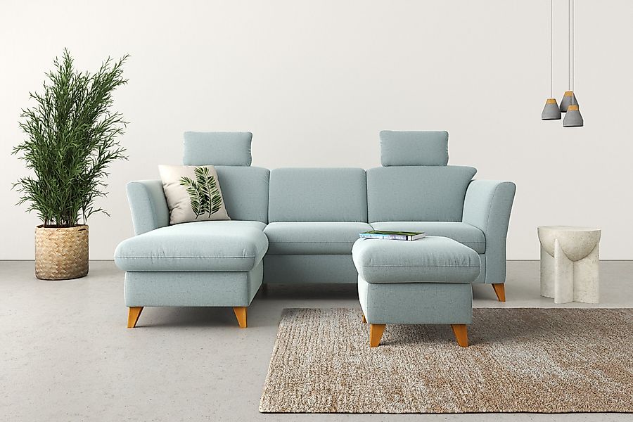 Home affaire Ecksofa Trelleborg L-Form, Federkern-Polsterung, günstig online kaufen