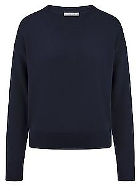 Rundhals-Pullover Peter Hahn blau günstig online kaufen