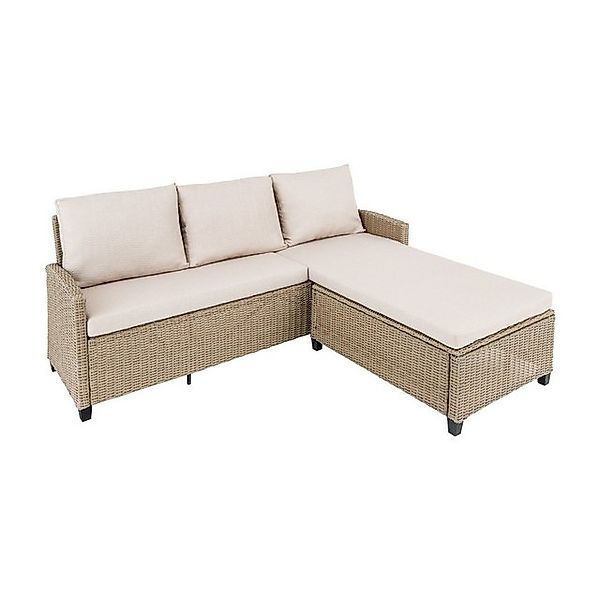 riess-ambiente Loungesofa MONACO 190cm natur · wetterfestes Outdoor-Sofa in günstig online kaufen