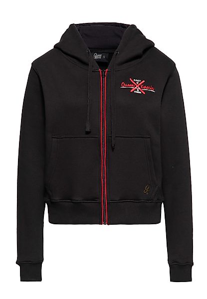QueenKerosin Kapuzensweatjacke Fast & Curvy (1-tlg) günstig online kaufen