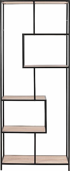 ACTONA GROUP Bücherregal Metallgestell, modernes Design, 5 Einlegeböden, as günstig online kaufen