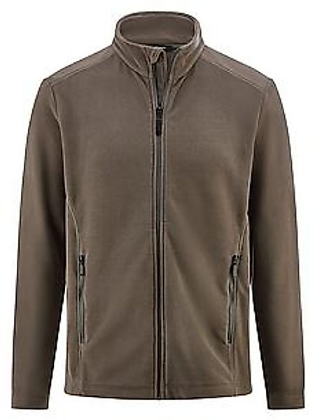 Fleece-Jacke Stehkragen Peter Hahn beige günstig online kaufen