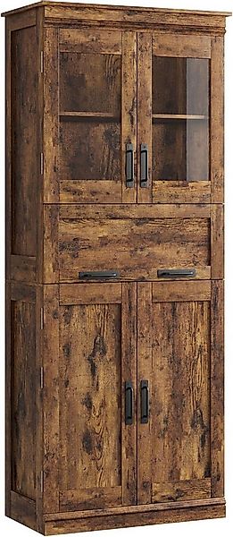 GarveeMore Hochschrank Badezimmerschrank Badschrank Badezimmermöbel 30x60x1 günstig online kaufen
