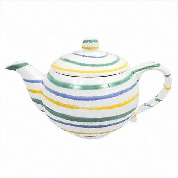 Gmundner Keramik Buntgeflammt Teekanne glatt 1,5 l günstig online kaufen