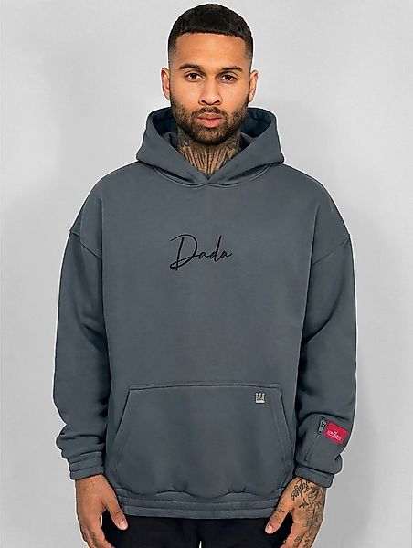 DADA Supreme Hoodie Oversized Fit mit Stickerei und Reißverschlusstasche Ne günstig online kaufen