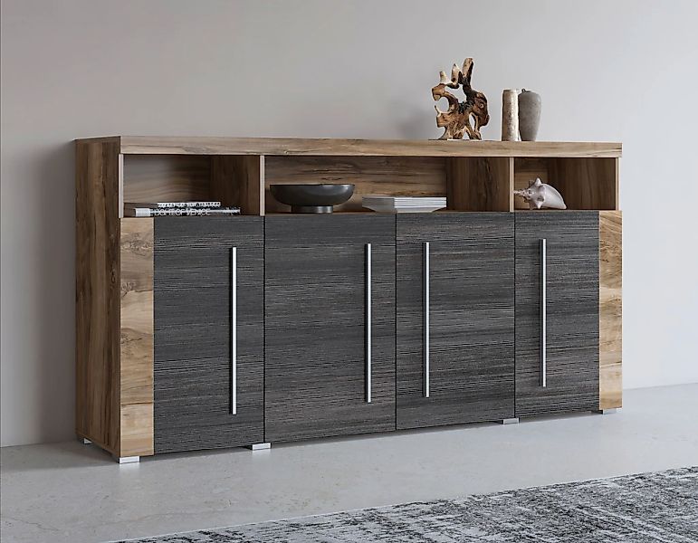 OTTO home Sideboard "Roger,Breite 182cm, stilvolle Schrank mit 4 Türen" Kom günstig online kaufen