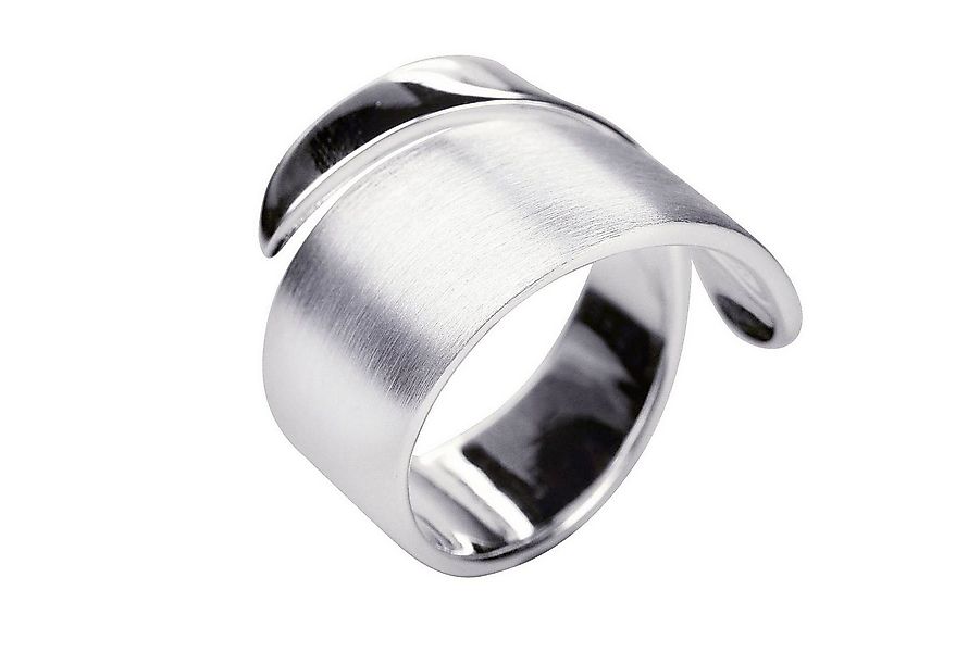 SILBERMOOS Fingerring Diagonaler Bandring "Entgegengesetzt", 925 Sterling S günstig online kaufen