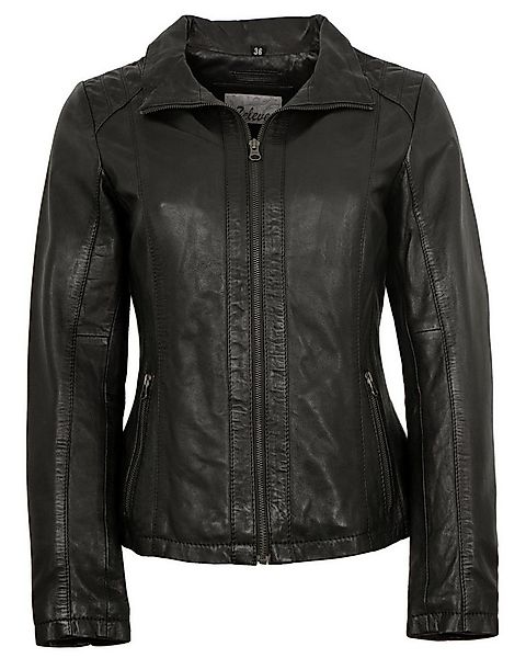7eleven Lederjacke Chiara/L 7eleven - Damen Lederjacke Lammnappa schwarz günstig online kaufen