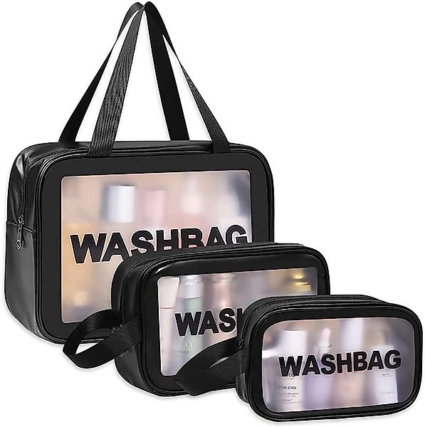 RWEUOQ Kulturbeutel 3-teiliges Set wasserdichter Kosmetiktaschen günstig online kaufen