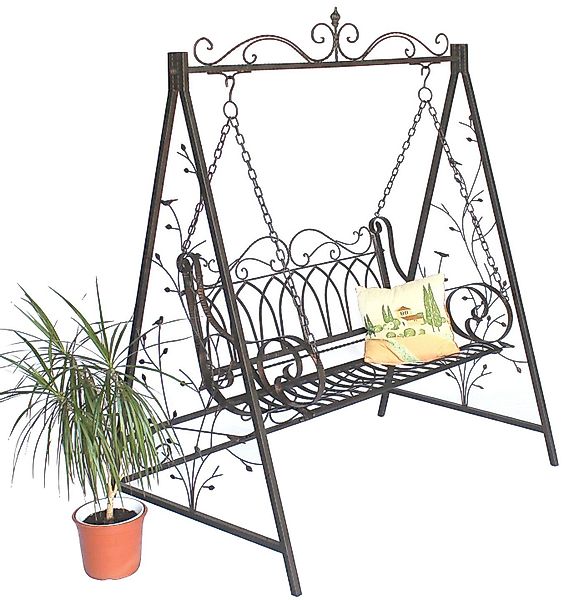DanDiBo Hollywoodschaukel Metall 2 Sitzer Antik günstig online kaufen