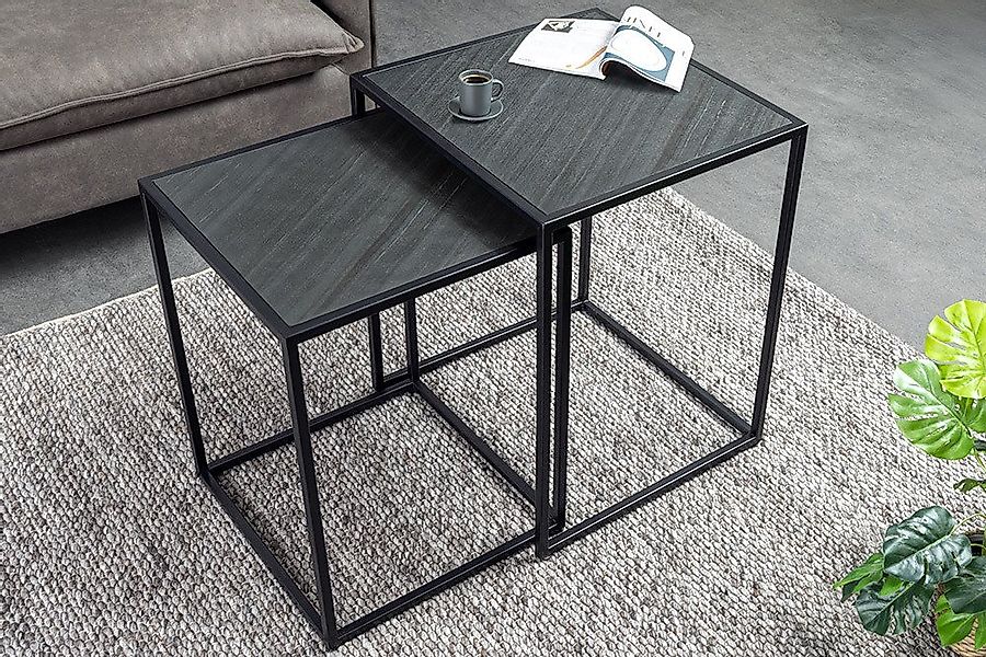 riess-ambiente Beistelltisch MOUNTAIN SOUL 60cm schwarz · Wohnzimmertische günstig online kaufen