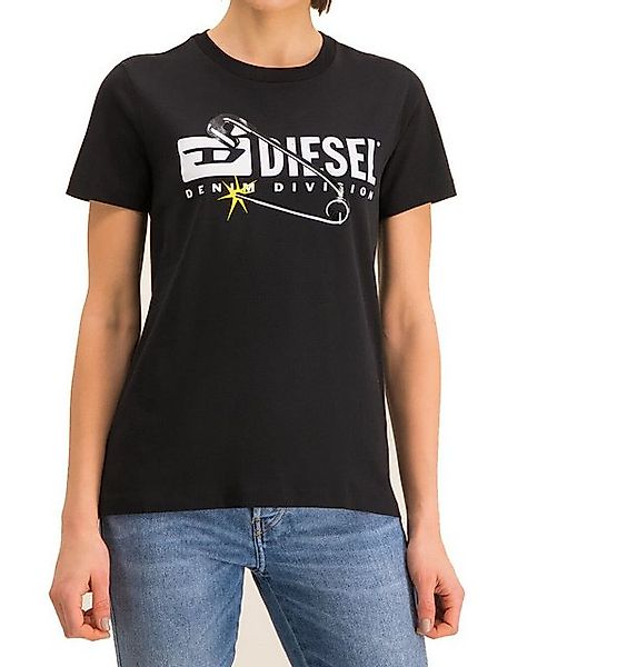 Diesel T-Shirt Diesel T-Sily-S9 Maglietta Damen T-Shirt Schwarz günstig online kaufen