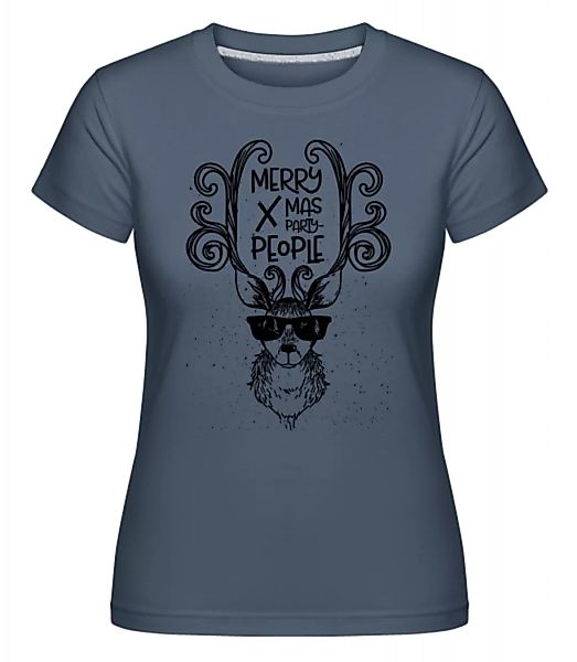 Merry Xmas Party People · Shirtinator Frauen T-Shirt günstig online kaufen