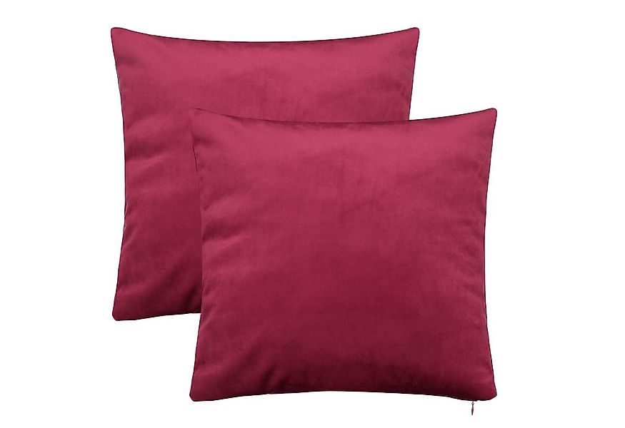 BARBONS Kissenbezug Stilvolle Kissenbezüge aus samtigem Stoff, Kissenhülle, günstig online kaufen