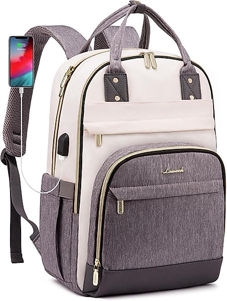 LuxusKollektion Laptoprucksack Damen Rucksack 15.6 Zoll günstig online kaufen