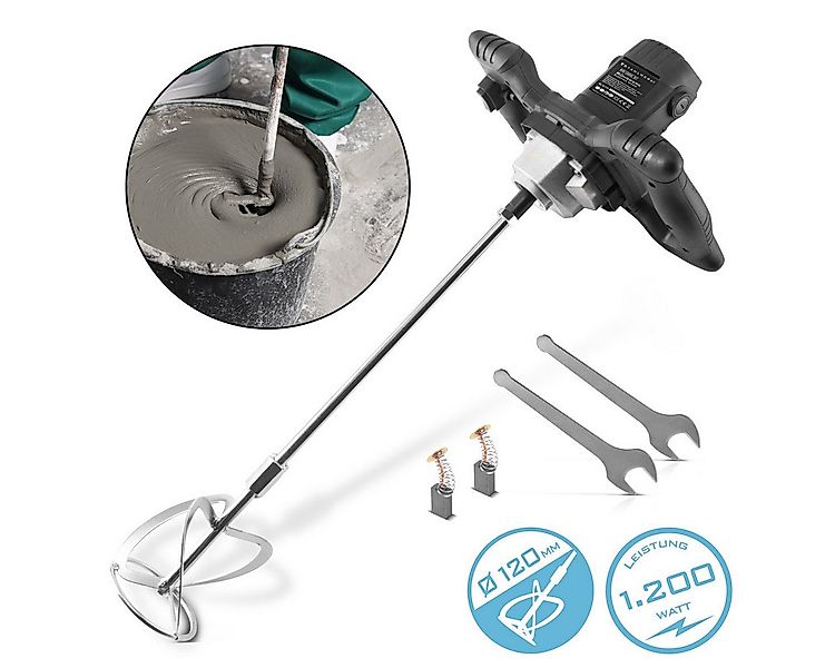 STAHLWERK Rührwerk Rührwerk RW-1200 ST mit 1.200 W und 850 U/min, 850 W, Ø günstig online kaufen