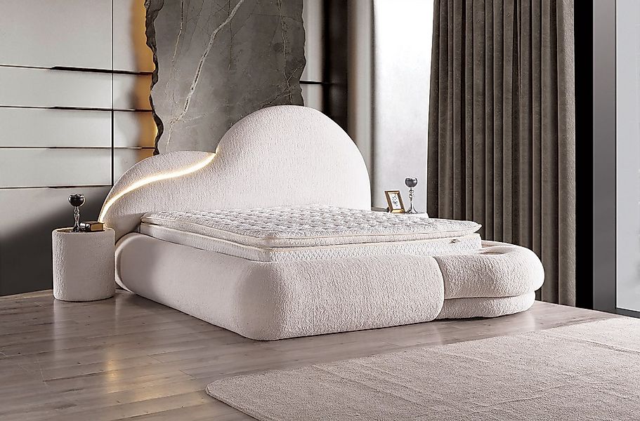 Villa Möbel Boxspringbett Atlantic (Bett Set), Luxuriöses Design, inkl. 2 N günstig online kaufen