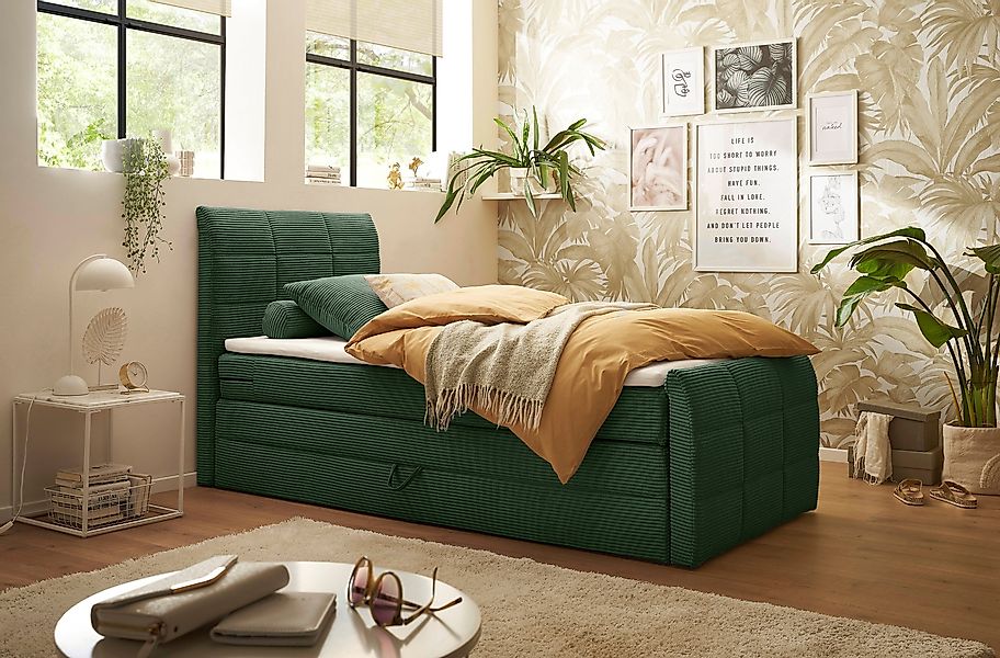 ED EXCITING DESIGN Boxspringbett Bolivia, harte günstig online kaufen