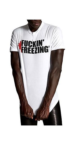 Dsquared2 Print-Shirt Dsquared2 Icon Fuckin´ Freezing T-Shirt Weiß Herren L günstig online kaufen