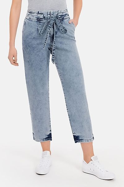 Recover Pants 5-Pocket-Jeans Bea mit Stoffgürtel günstig online kaufen